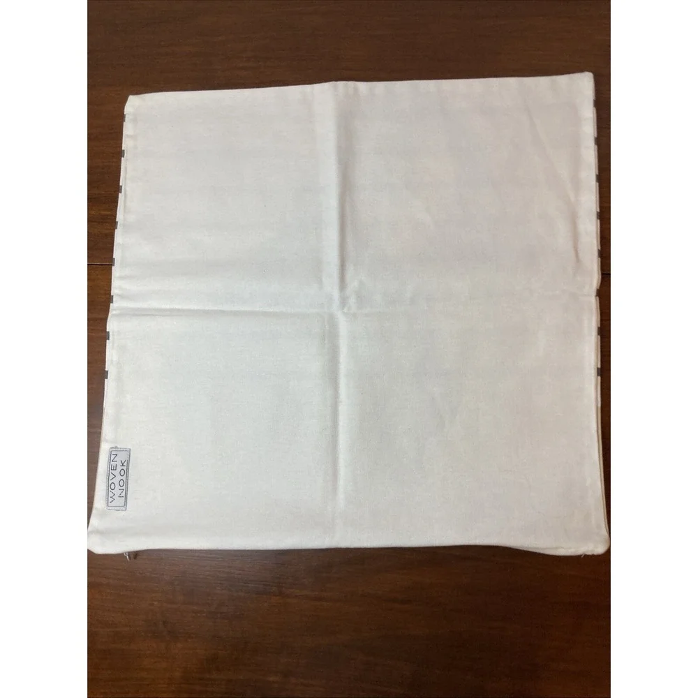 Lot of 3 Zip Pillow Covers 17.5 X 17.5